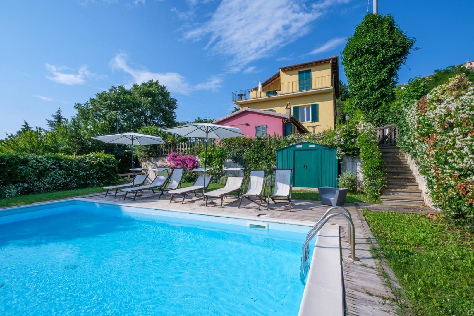 Villa Di Campagna 10 Posti Con Piscina Privata Кастеллина-Мариттима Экстерьер фото